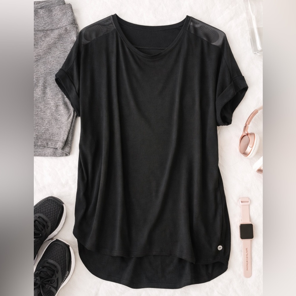 Avia Women's Black Short Sleeve Tee